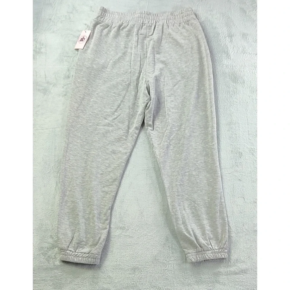 Juicy Couture Jogger Sweatpants Womens Gray Size XL Pockets Lightweight